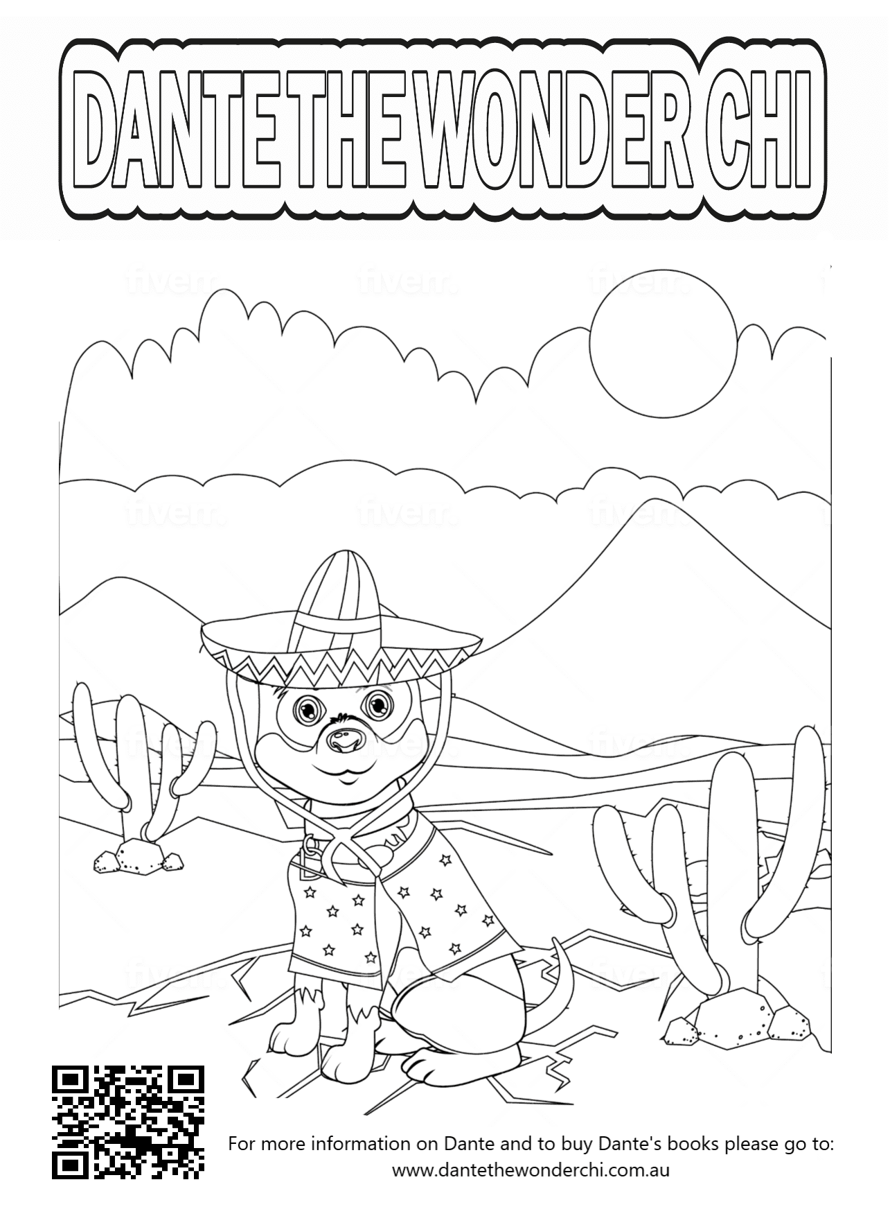 1 DANTE MEXICAN BACKGROUND with QR code